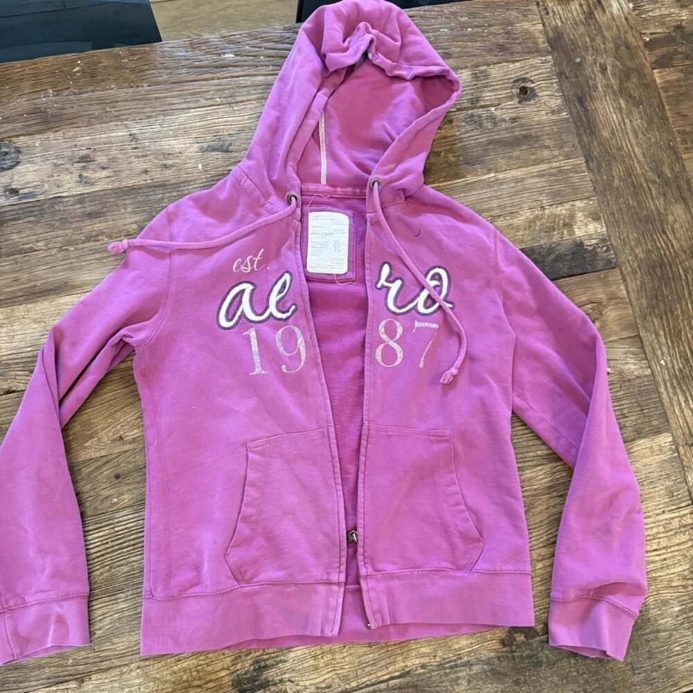 Pink Aeropostale Women Sweatshirt Size XL